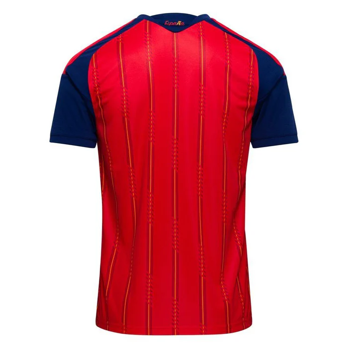 Men's Spain Home Shirt 2026 – Crimson & Yellow Football Supporter Jersey