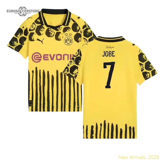 2025-2026 KIDSUPER x Borussia Dortmund CWC Shirt - Kids (Jobe 7)-Football Shirts Shop