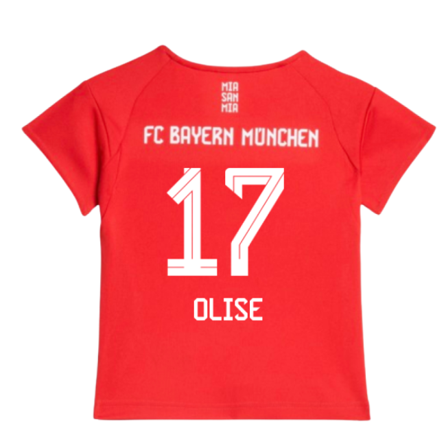 2025-2026 Bayern Munich Home Baby Kit (Olise 17)-Football Shirts Shop
