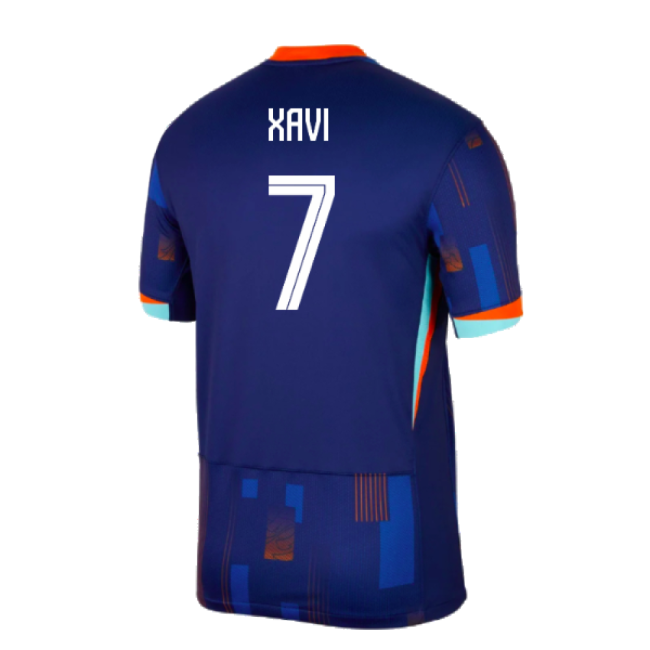 2024-2025 Netherlands Away Shirt (Xavi 7)-Football Shirts Shop