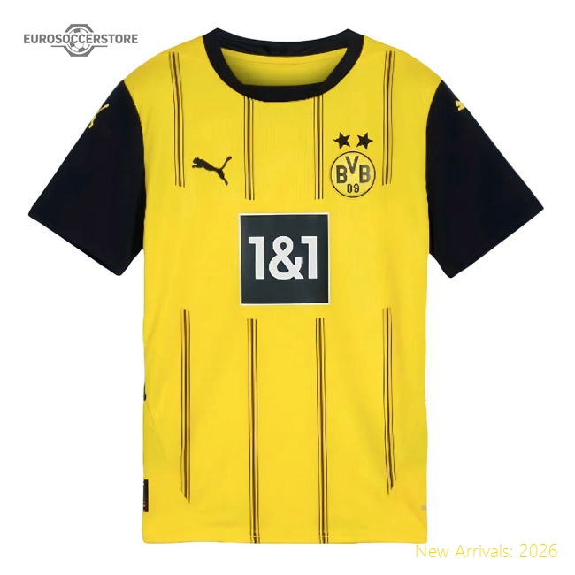 2024-2025 Borussia Dortmund Home Shirt (Kids) (Beier 14)-Football Shirts Shop