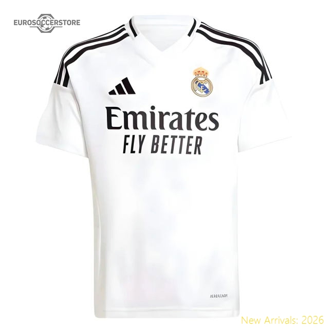 2024-2025 Real Madrid Home Shirt (Kids)-Football Shirts Shop