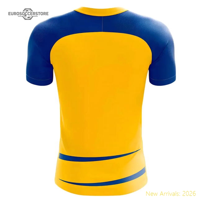 Sweden 2025-2026 Home Concept Football Kit (Airo) (IBRAHIMOVIC 10)-Football Shirts Shop