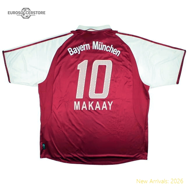 Bayern Munich 2003-04 Home Shirt (XXL) Makaay #10 (Very Good)-Football Shirts Shop