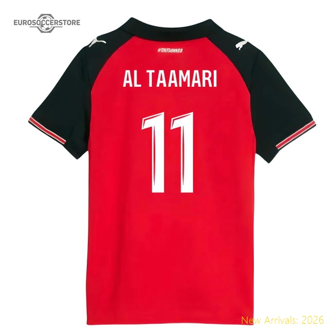 2025-2026 Stade Rennais Home Shirt (Kids) (Al Taamari 11)-Football Shirts Shop