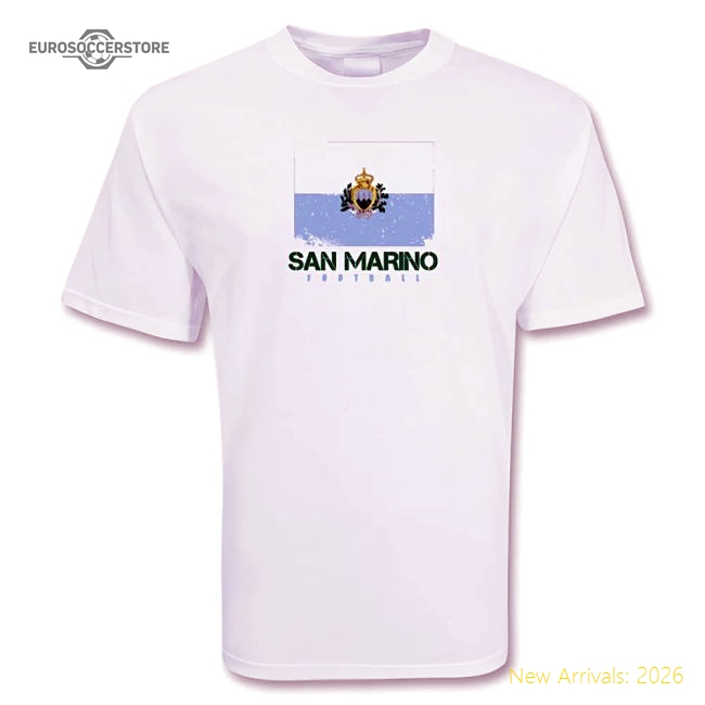 San Marino Football T-shirt-Football Shirts Shop