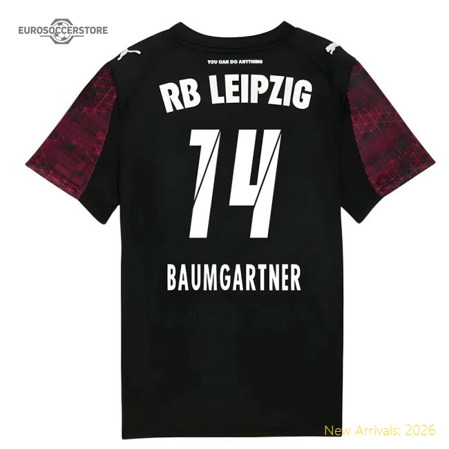 2025-2026 Red Bull Leipzig Third Shirt (Kids) (Baumgartner 14)-Football Shirts Shop