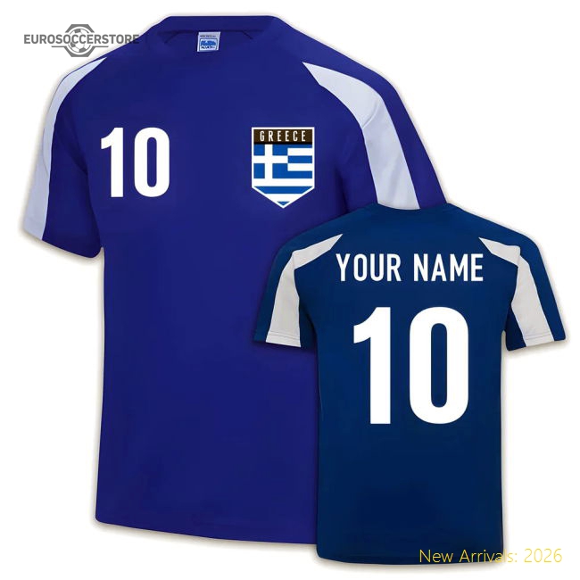 Greece Sports Training Jersey (Your Name)-Football Shirts Shop