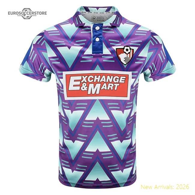 Bournemouth 1992-1994 Retro Away Shirt-Football Shirts Shop