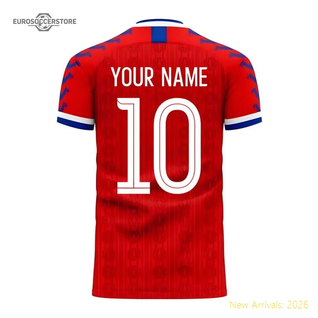 Chile 2025-2026 Home Concept Football Kit (Viper) (Your Name)-Football Shirts Shop