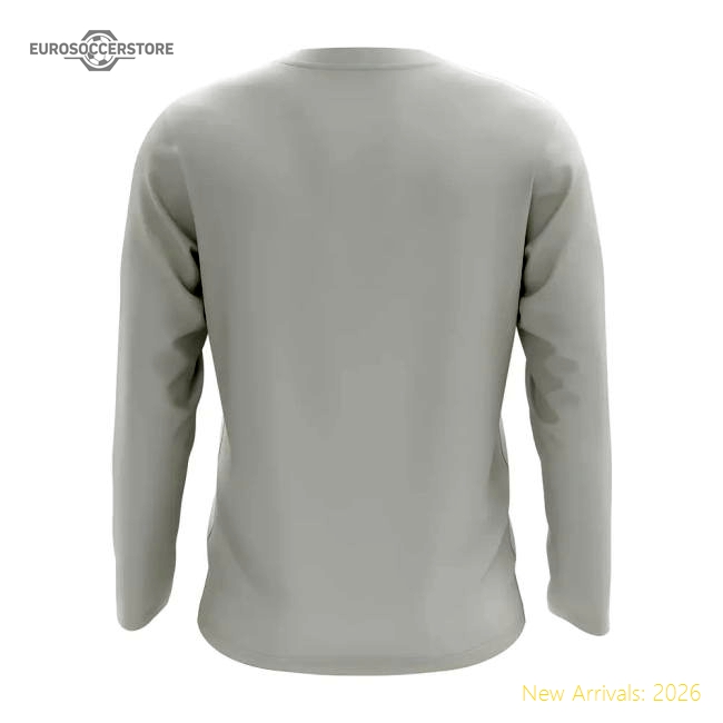 Cambodia Core Football Country Long Sleeve T-Shirt (White)-Football Shirts Shop