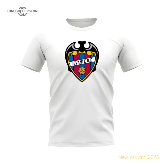 Levante Badge T-Shirt (White)-Football Shirts Shop