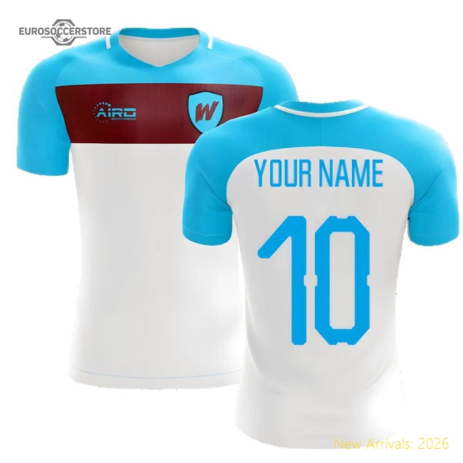 2025-2026 West Ham Away Concept Football Shirt (Your Name)-Football Shirts Shop