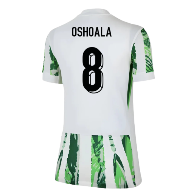 2025-2026 Nigeria Womens Team Away Shirt (Ladies) (Oshoala 8)-Football Shirts Shop