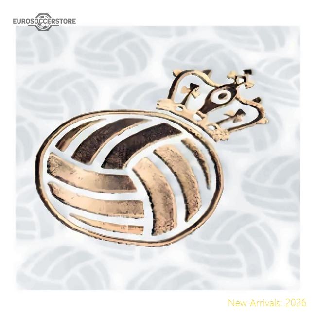 Madrid La Corona Ball Shapes Retro Shirt-Football Shirts Shop
