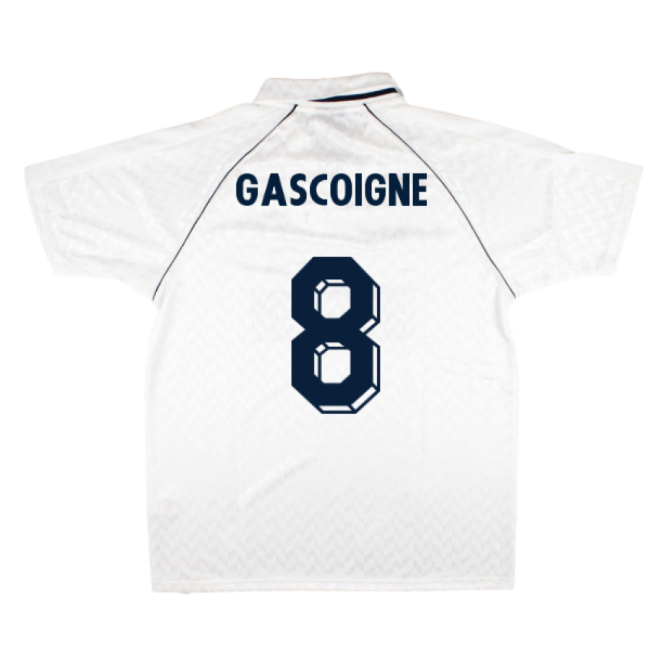 Tottenham 1989 Retro Hummel Home Shirt (Gascoigne 8)-Football Shirts Shop