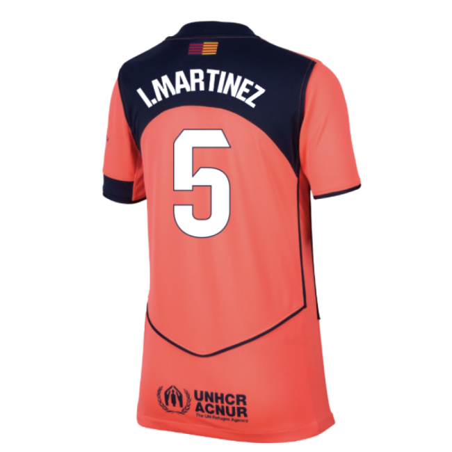 2025-2026 Barcelona Third Shirt (Kids) (I.Martinez 5)-Football Shirts Shop
