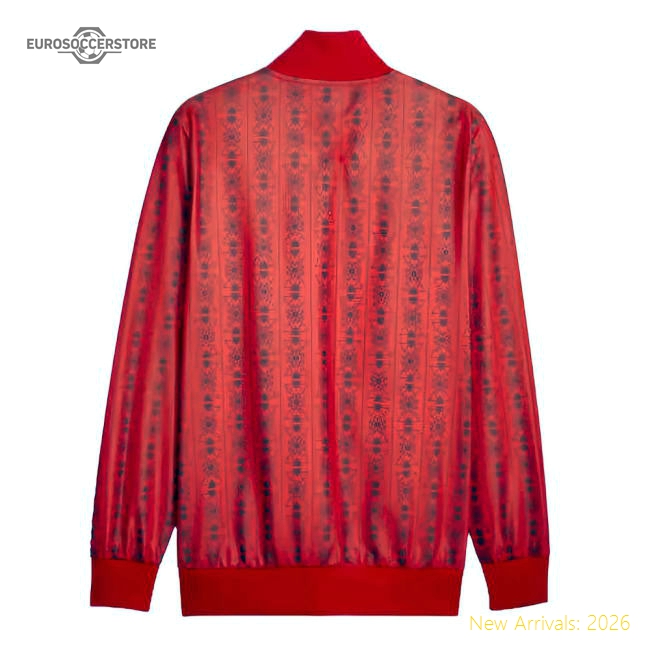 2023-2024 Egypt FtblCulture Track Jacket (Red)-Football Shirts Shop