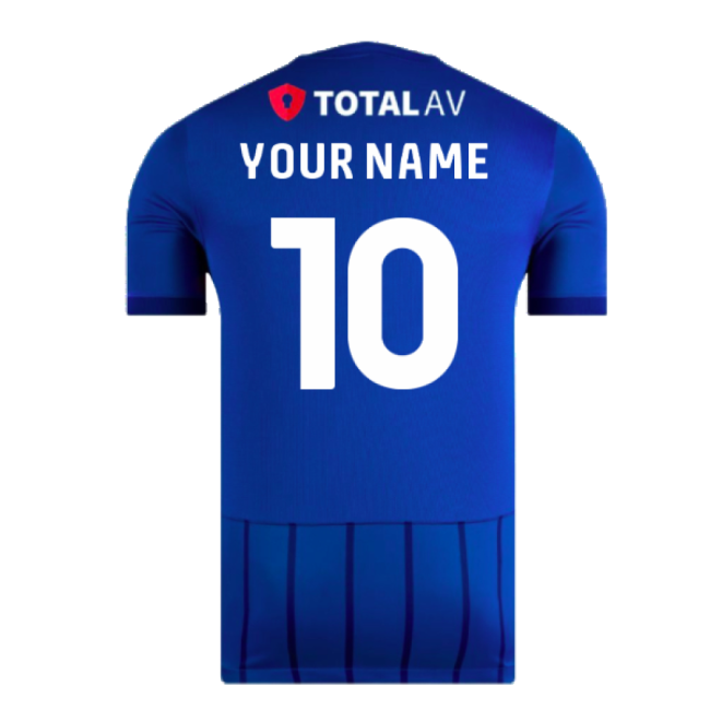 2024-2025 Portsmouth Home Shirt (Your Name)-Football Shirts Shop