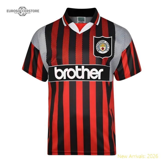 Manchester City 1994 Away Retro Shirt (Quinn 9)-Football Shirts Shop