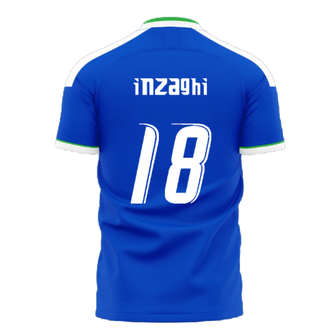 Italy 2006 Style Home Concept Shirt (Libero) (Inzaghi 18)-Football Shirts Shop
