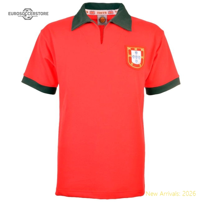 Portugal 1960s Retro Football Shirt-Football Shirts Shop