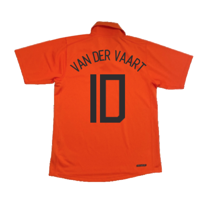 Holland 2006-08 Home Shirt (M) ((Good) M) (Van Der Vaart 10)-Football Shirts Shop