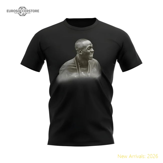 Claude Makelele Chelsea Legend T-Shirt (Black)-Football Shirts Shop