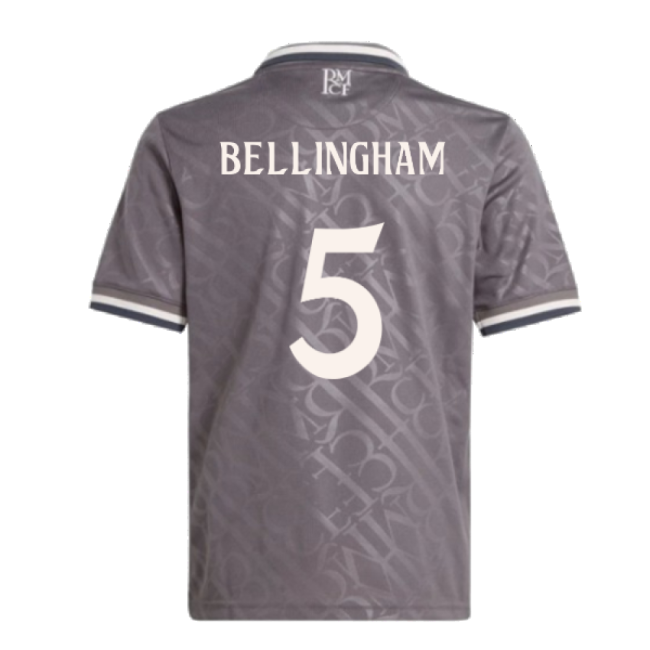 2024-2025 Real Madrid Third Shirt (Kids) (Bellingham 5)-Football Shirts Shop
