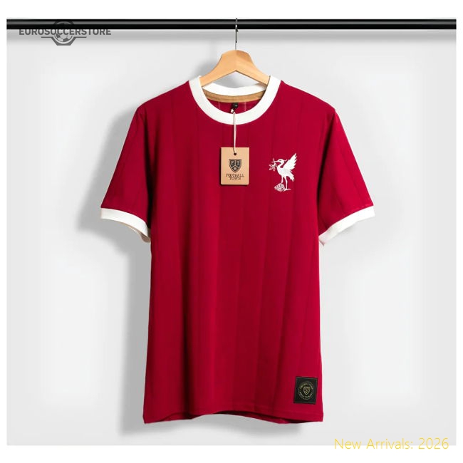 Liverpool The Bird Bordeaux Home Retro Football Shirt-Football Shirts Shop