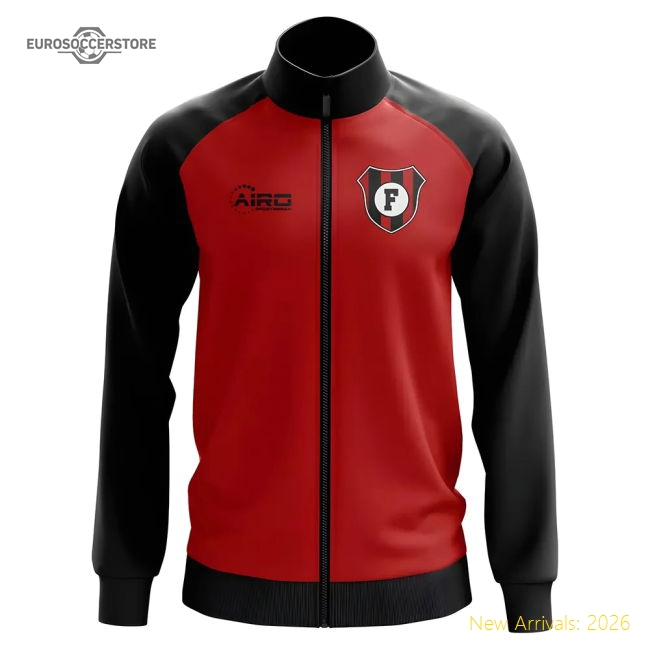 Flamengo Concept Football Track Jacket (Red)-Football Shirts Shop
