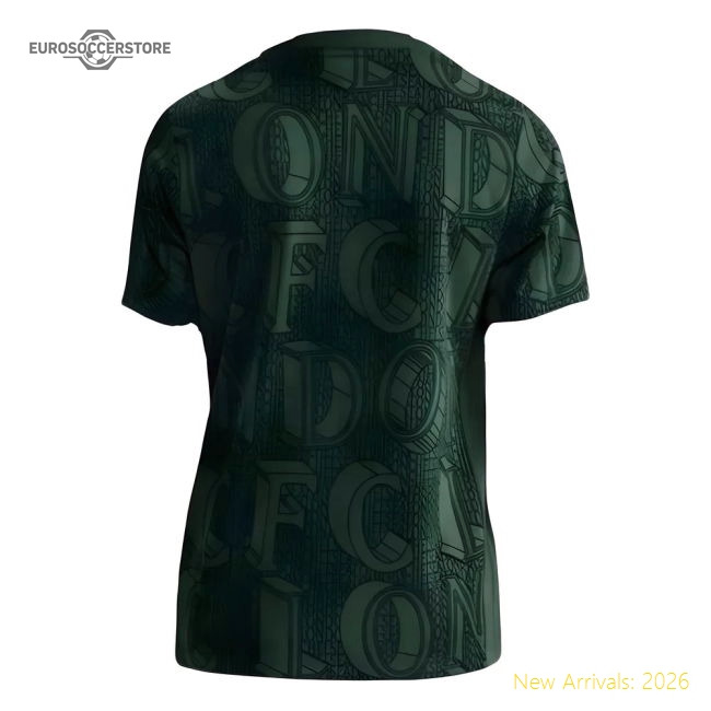 2025-2026 Chelsea Pre Match Shirt (Green) - Kids-Football Shirts Shop
