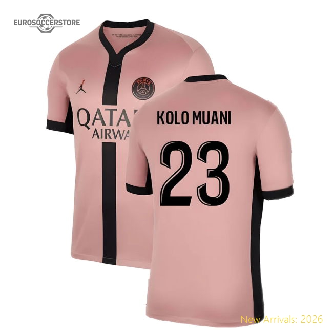2024-2025 PSG Third Shirt (Kolo Muani 23)-Football Shirts Shop