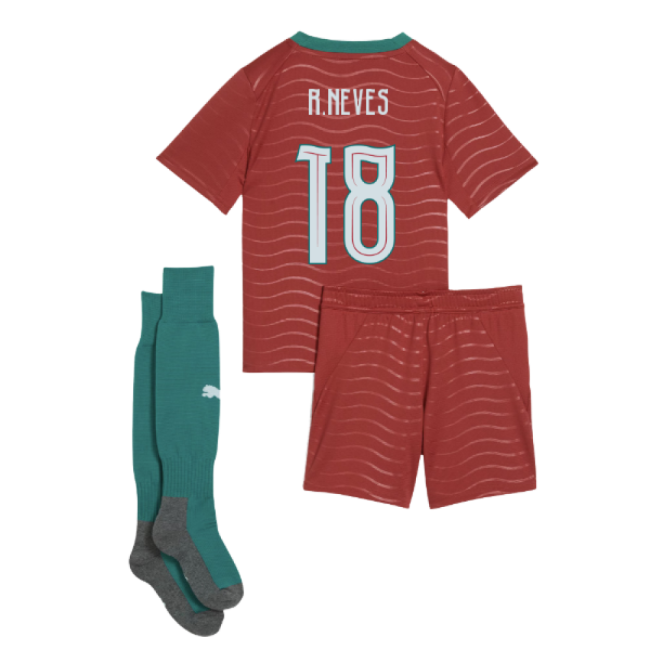 2026-2027 Portugal Home Mini Kit (R.Neves 18)-Football Shirts Shop