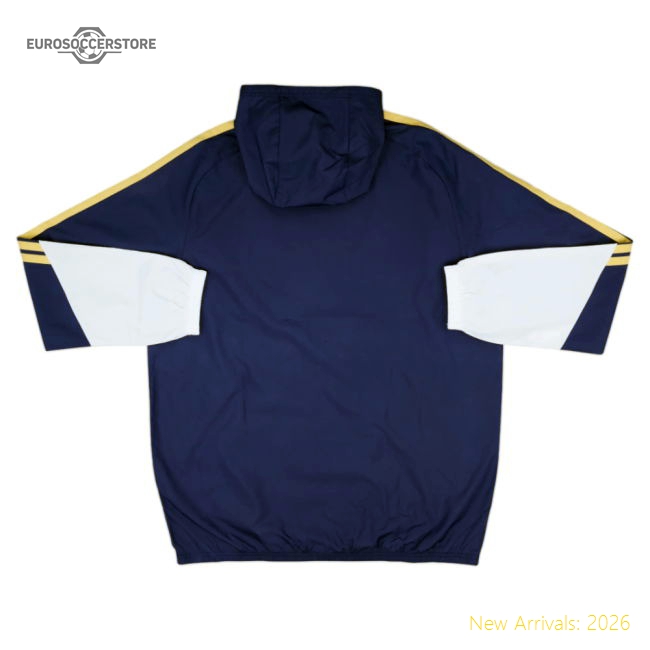 2026-2027 Italy Allweather Jacket (Blue)-Football Shirts Shop