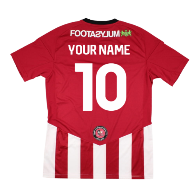 2023-2024 Exeter City Home Shirt (Your Name)-Football Shirts Shop