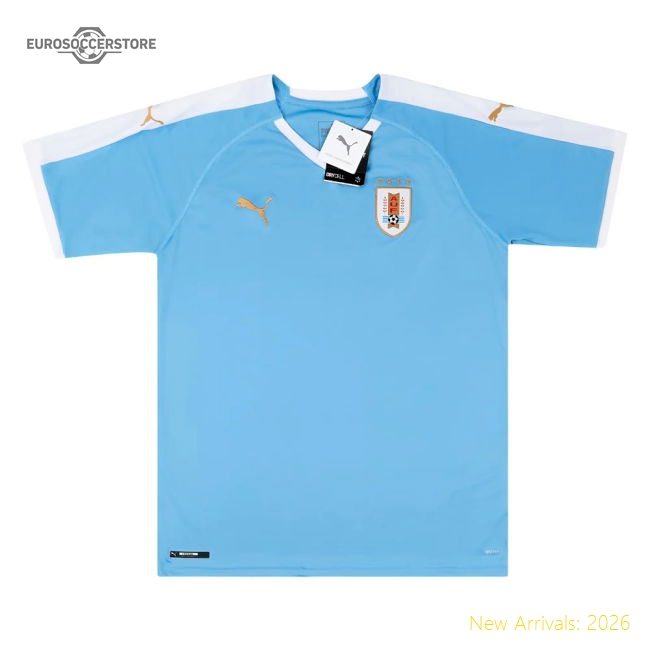 2019-2020 Uruguay Home Shirt-Football Shirts Shop