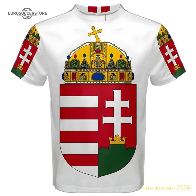 Hungary Coat of Arms Sublimated Sports Jersey-Football Shirts Shop