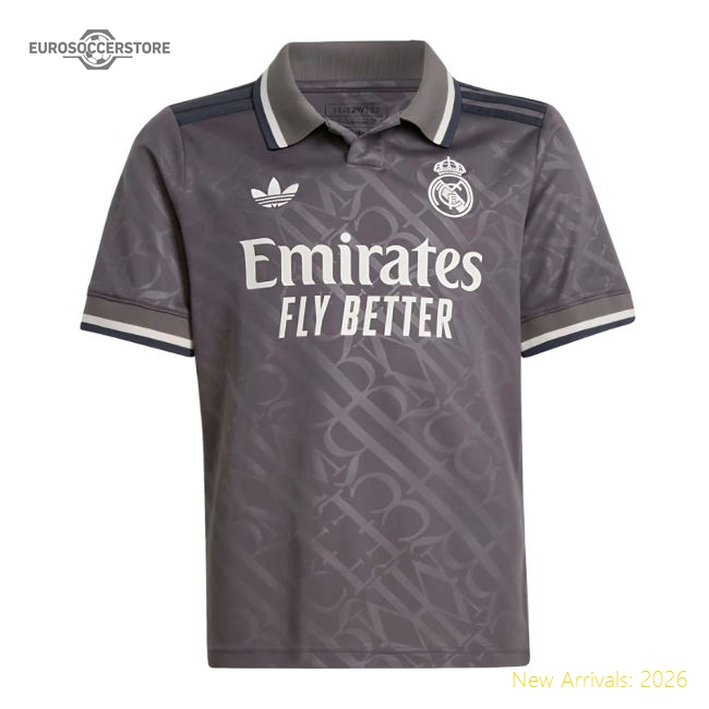 2024-2025 Real Madrid Third Youth Kit (Mbappe 9)-Football Shirts Shop