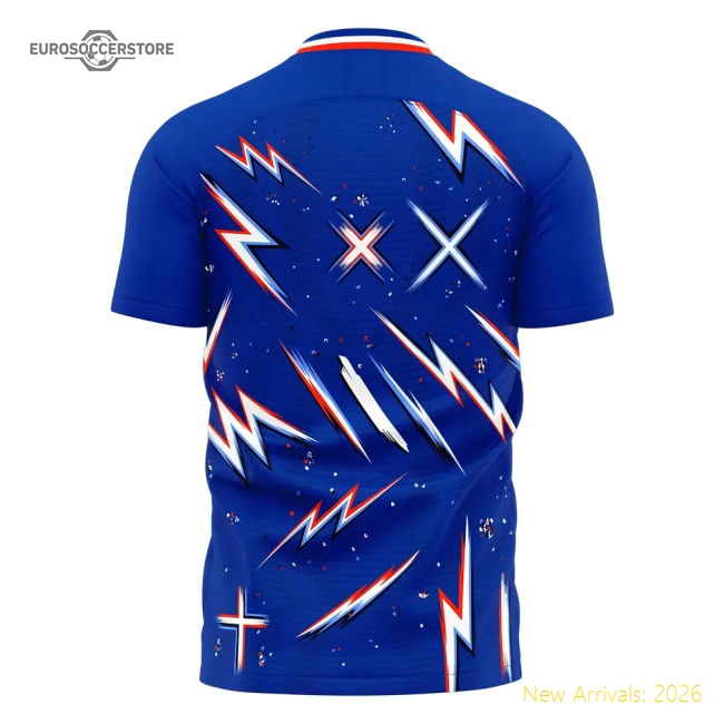 2025-2026 France Home Pre-Match Concept Shirt Adult Short Sleeve-Football Shirts Shop