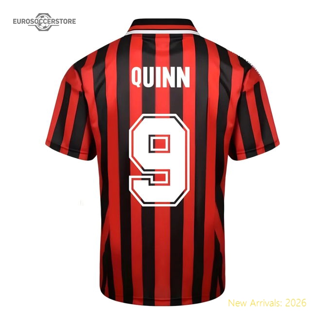 Manchester City 1994 Away Retro Shirt (Quinn 9)-Football Shirts Shop