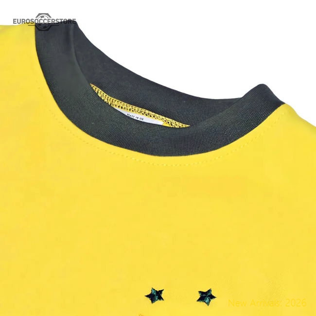 Brazil 1972 Three Times Champions Retro Football Shirt-Football Shirts Shop