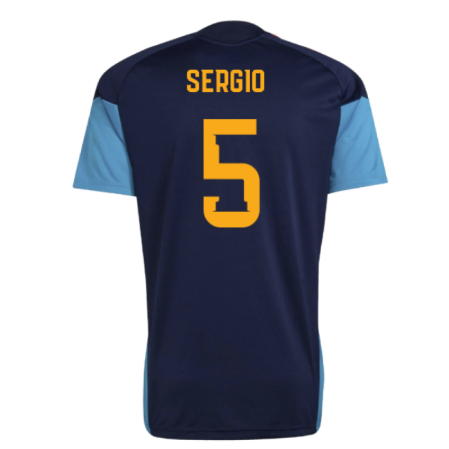 2026-2027 Spain Training Jersey (Night Indigo) (Sergio 5)-Football Shirts Shop