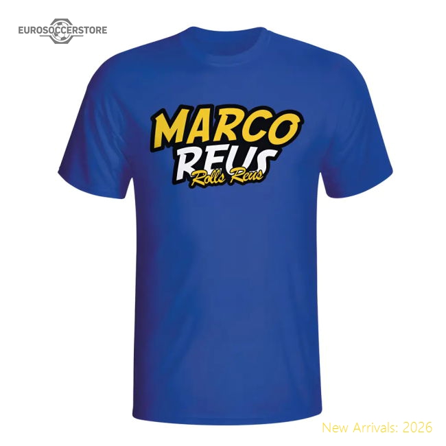 Marco Reus Comic Book T-shirt (blue)-Football Shirts Shop