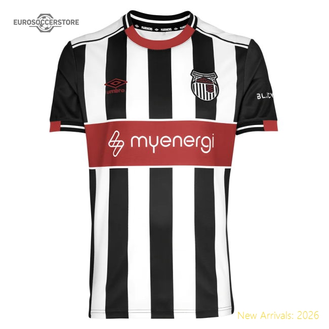 2025-2026 Grimsby Town Home Shirt (Your Name)-Football Shirts Shop
