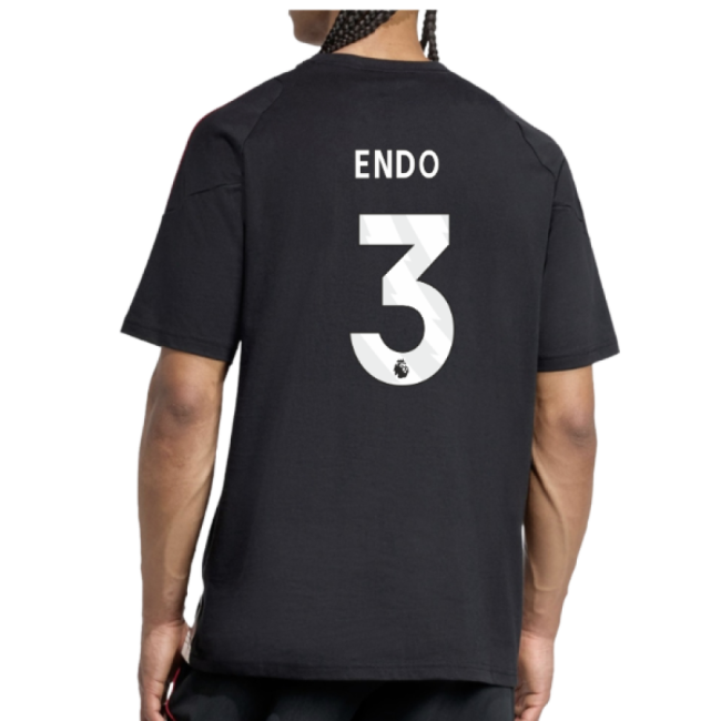 2025-2026 Liverpool Training Tee (Black) (Endo 3)-Football Shirts Shop