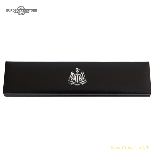 Newcastle United FC Black IP Leather Bracelet-Football Shirts Shop