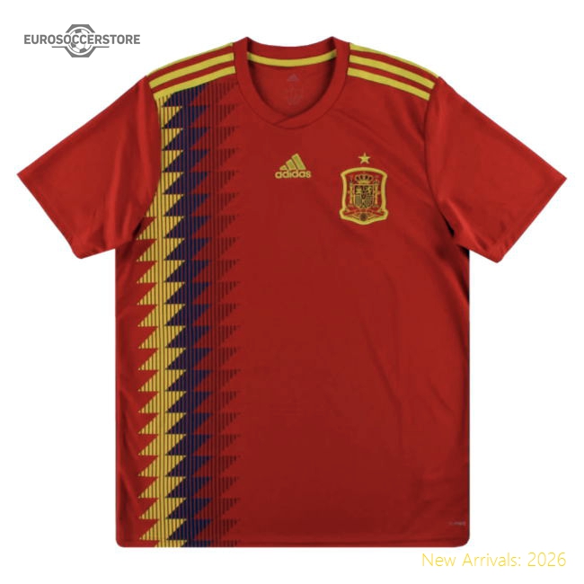 2018-2019 Spain Home Shirt-Football Shirts Shop