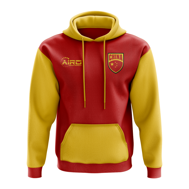 China Concept Country Football Hoody (Red)-Football Shirts Shop