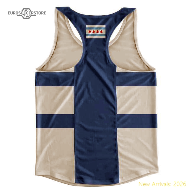 Chicago Flag Running Vest-Football Shirts Shop